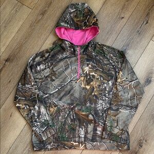 Gander Mountain Guide Series Pullover Hoodie Sweatshirt Womens Sz M Camo